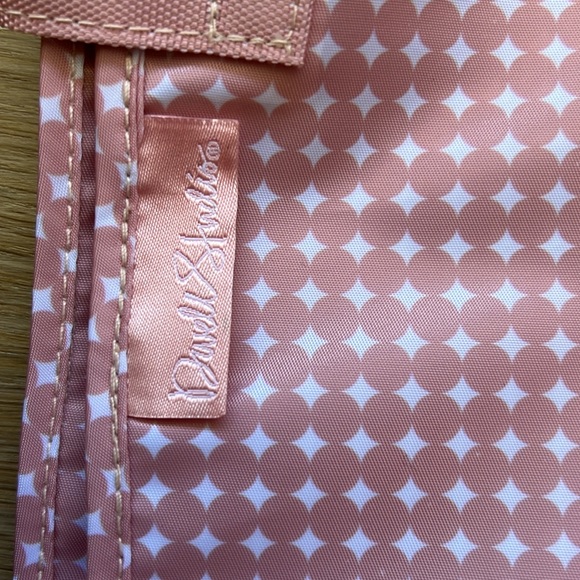 NWOT Dwell Studio Pink & Tan Diaper Bag with Changing Bag - Picture 11 of 12